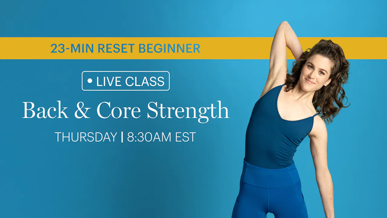 Back & Core Strength | Beg. 23-min Reset - Essentrics TV