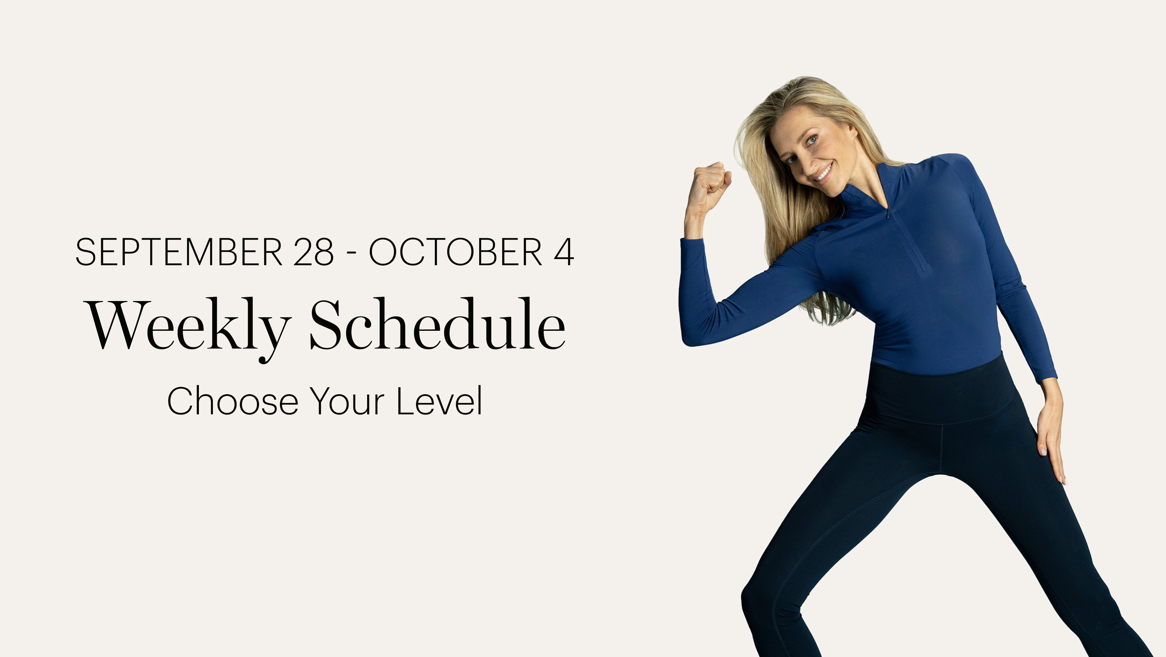 WEEKLY SCHEDULE | SEPTEMBER 28 - OCTOBER 4