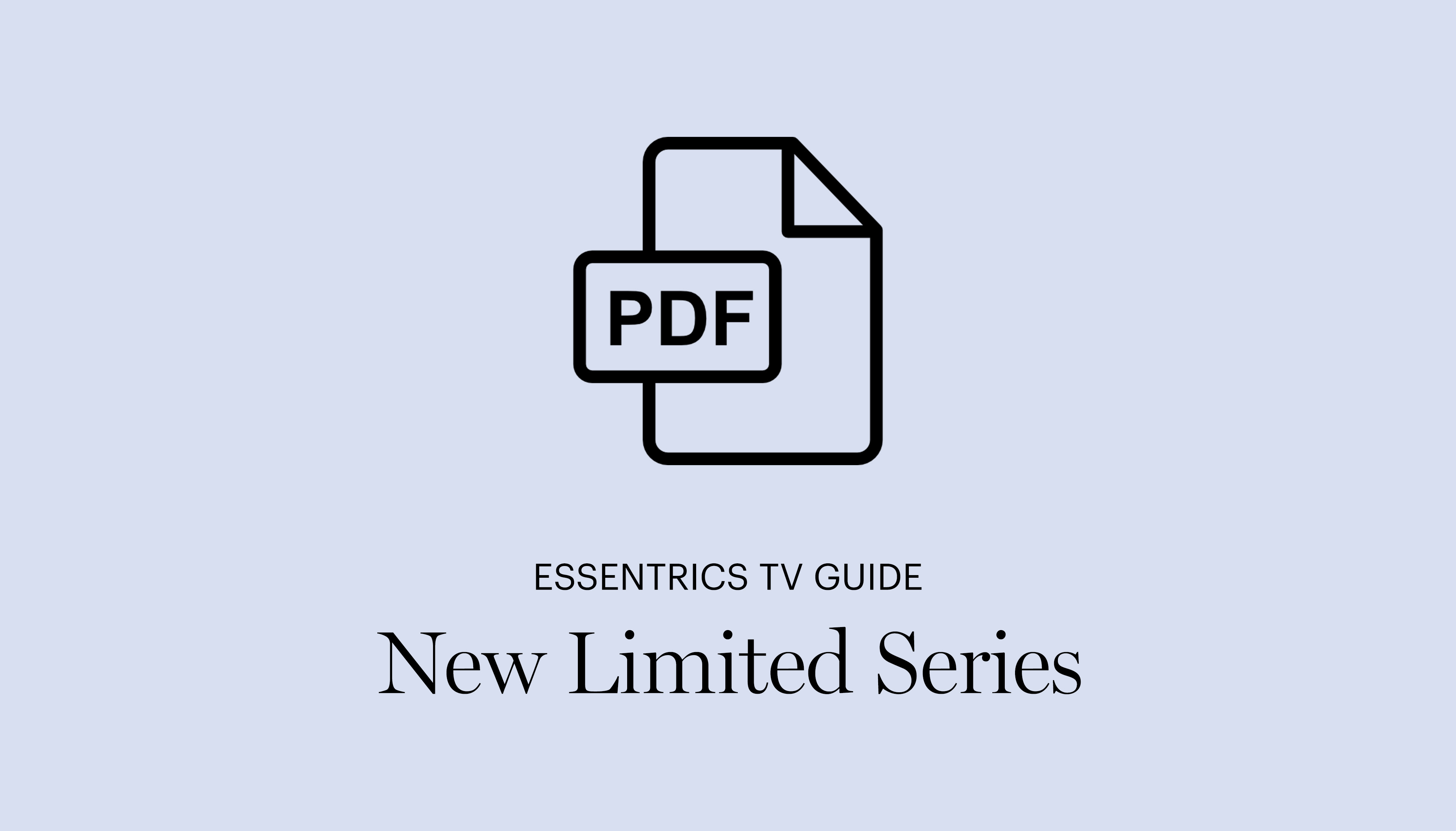 Download Your Essentrics TV Guide