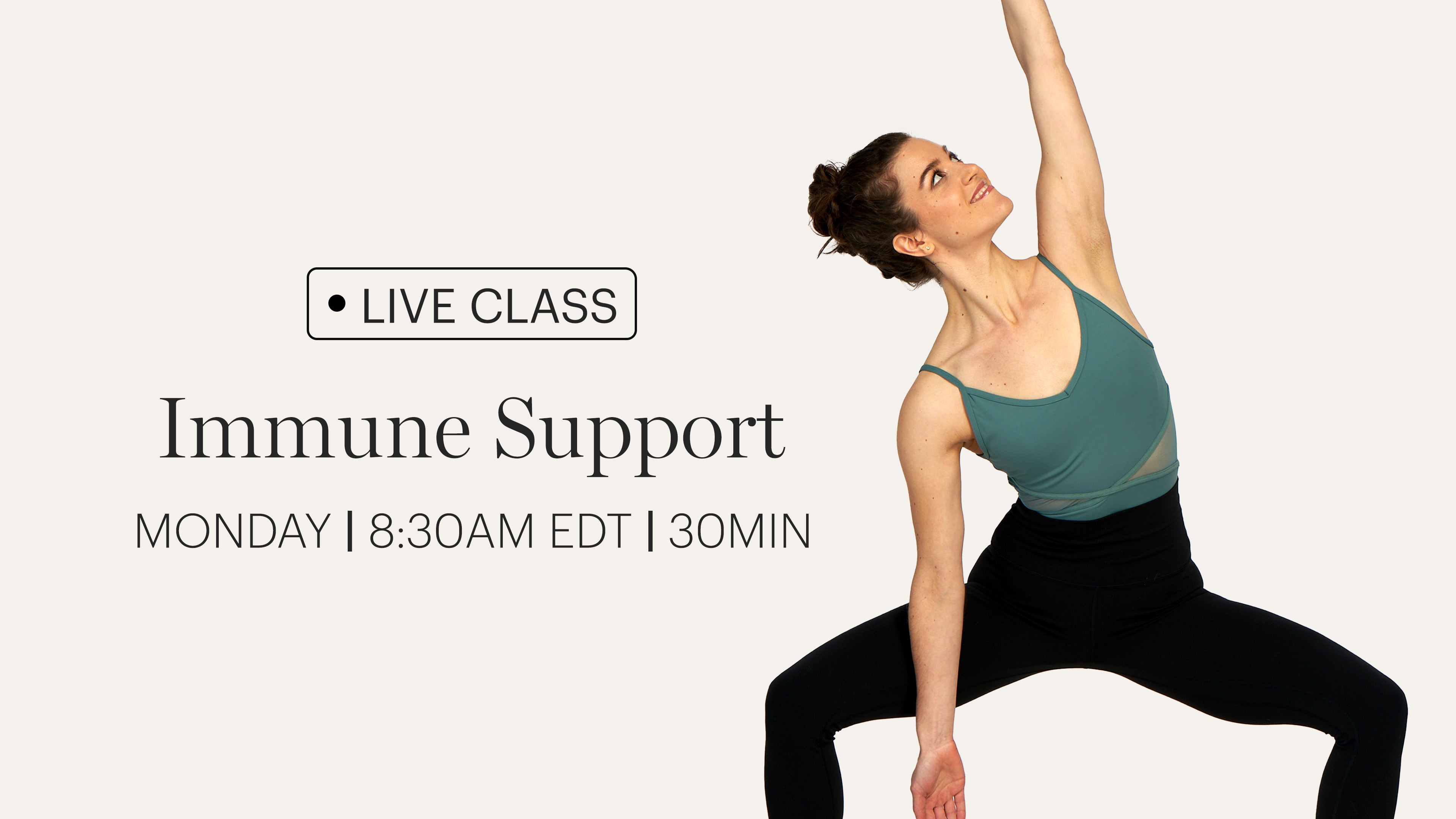 MONDAY | LIVE CLASS MARCH 9TH 8:30AM EDT