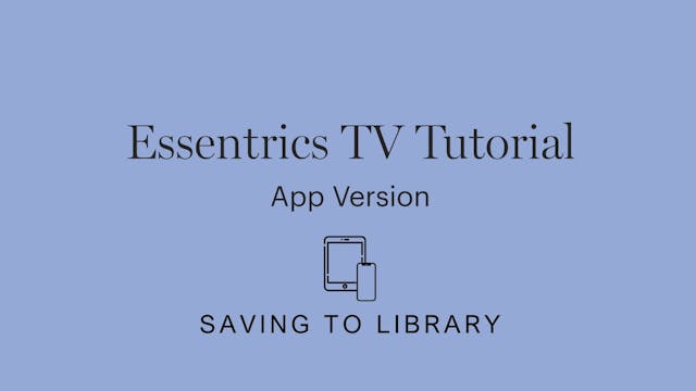 Saving to Library (My List) | App Ver...