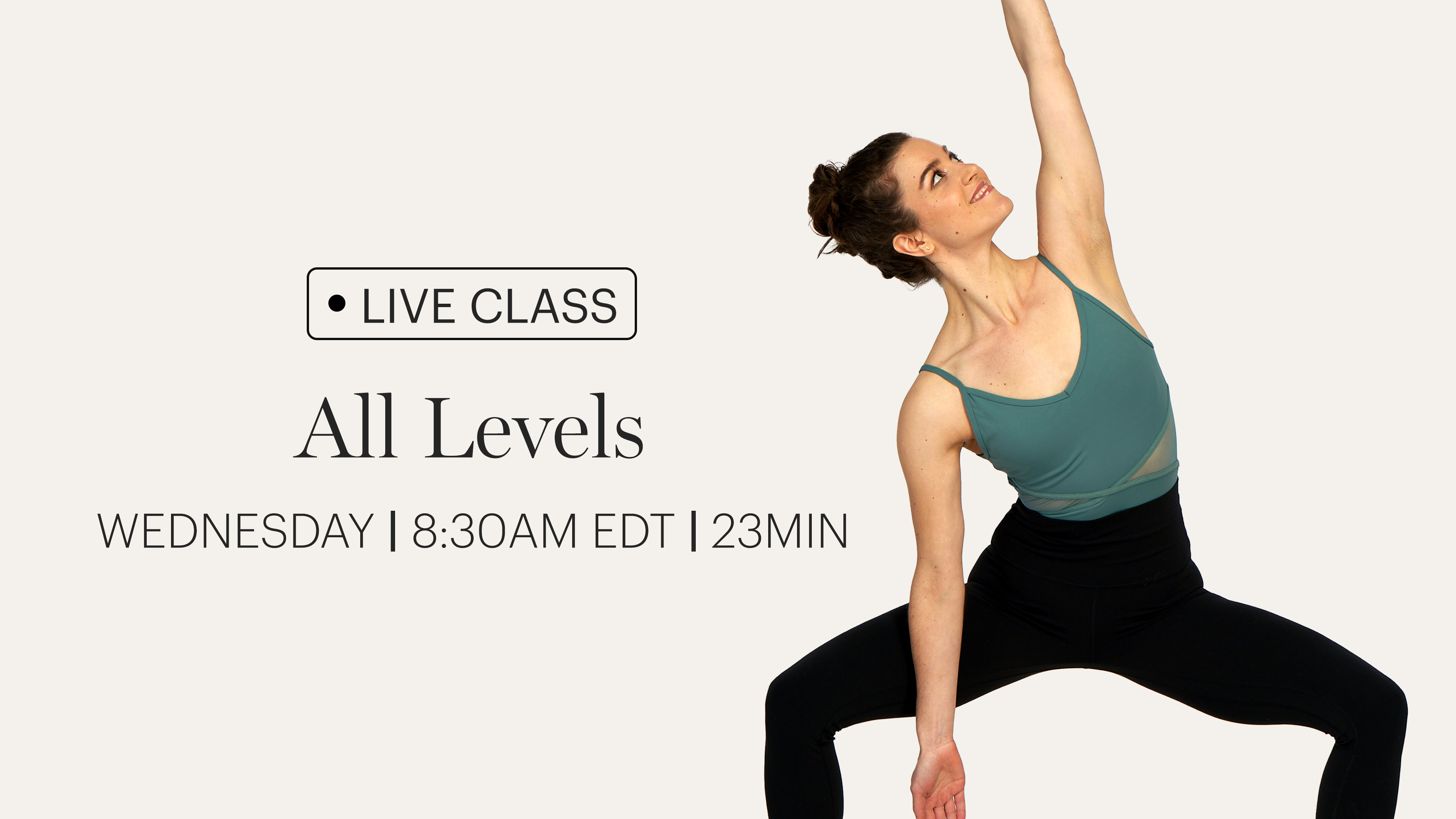 WEDNESDAY | LIVE CLASS APRIL 8TH 8:30AM EDT