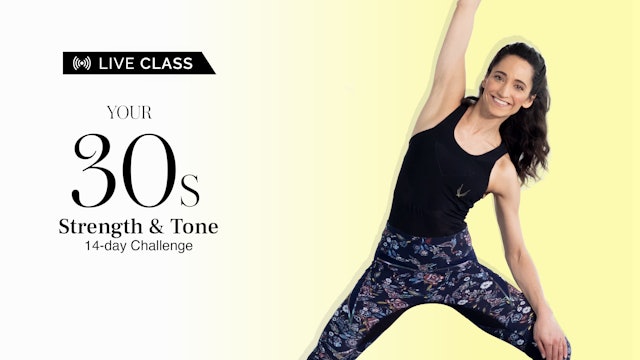 Day 3 | Live Class Recording | 30s Strength & Tone Challenge 