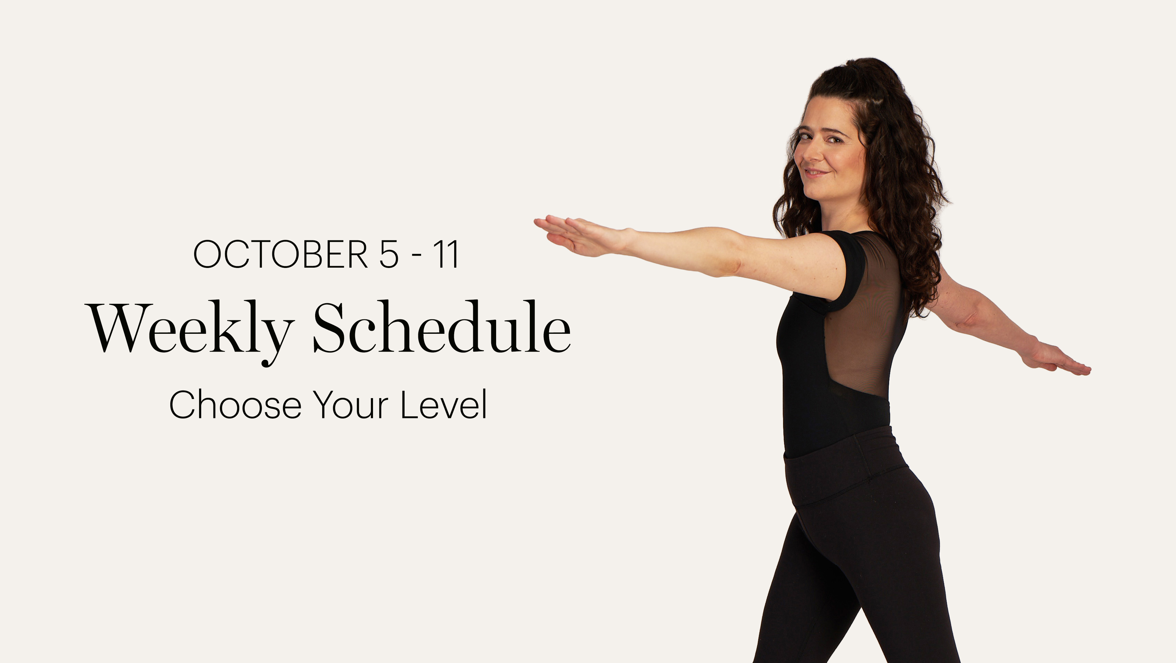 WEEKLY SCHEDULE OCTOBER 5 - 11