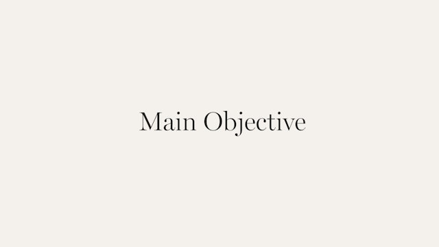 Main Objective