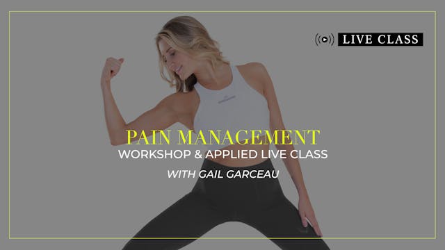 LIVE WORKSHOP | Pain Management