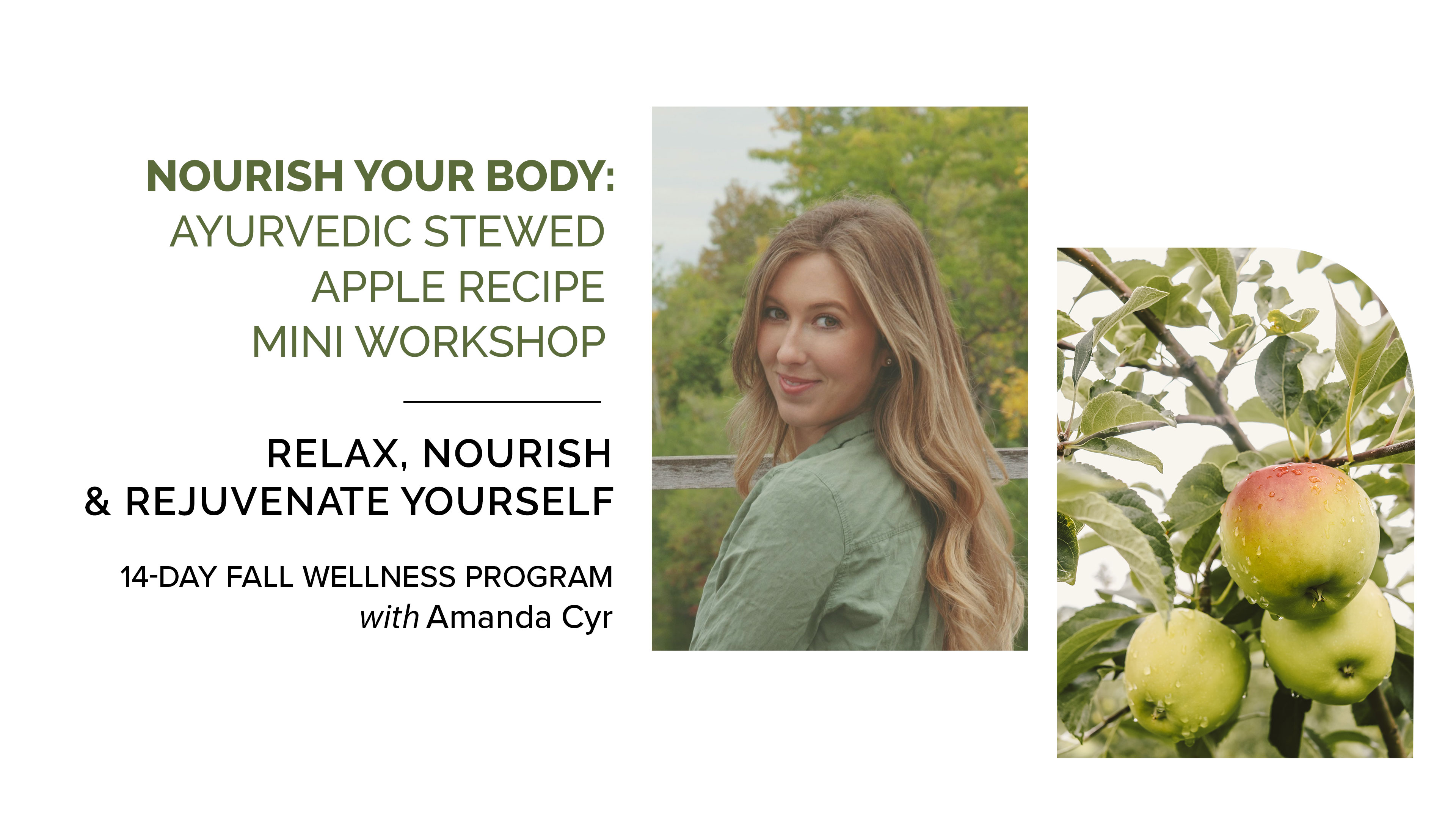 Workshop | Ayurvedic Stewed Apple Recipe | Fall Wellness Program