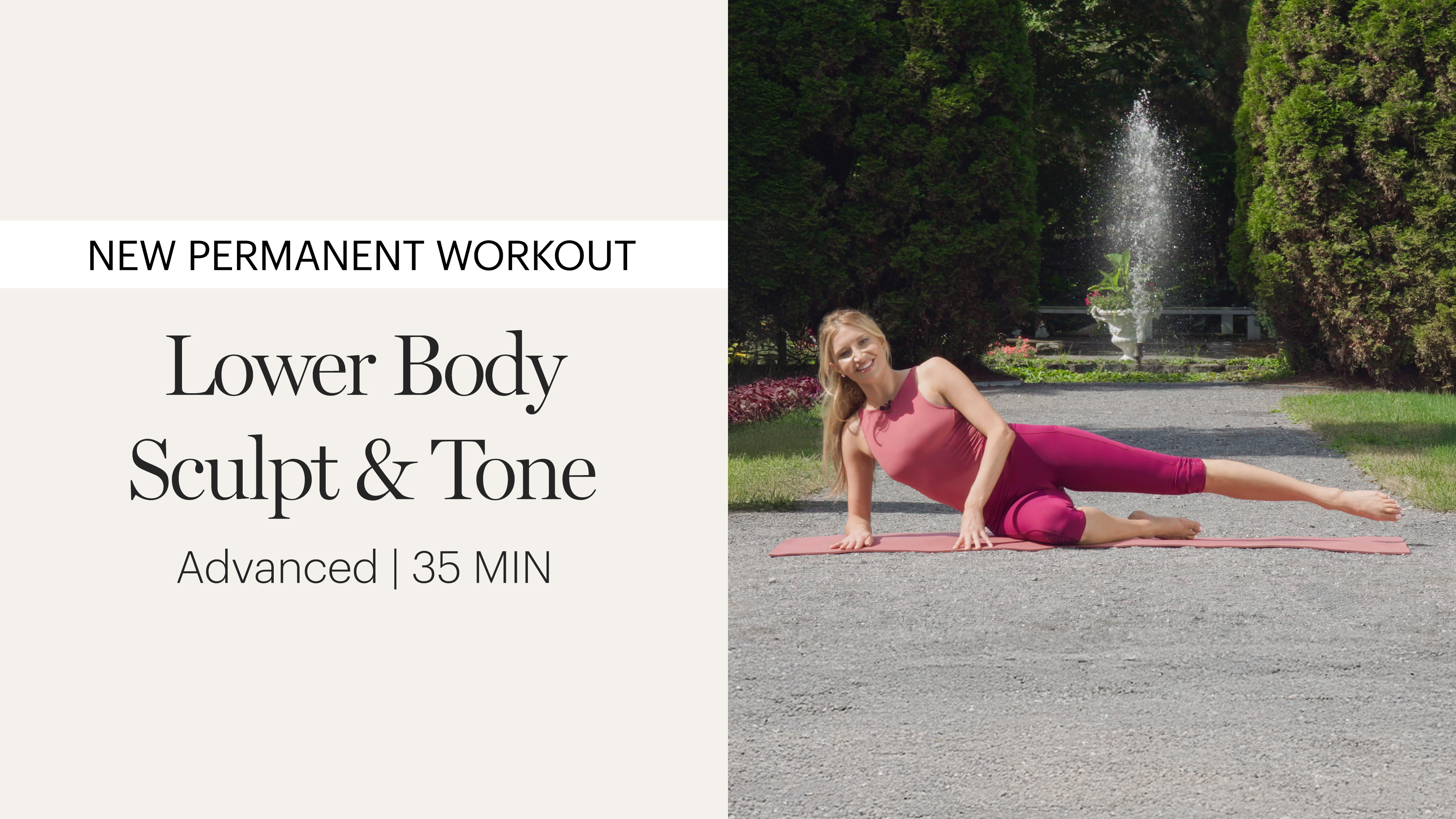 NEW | Lower Body Sculpt & Tone with Gail Garceau