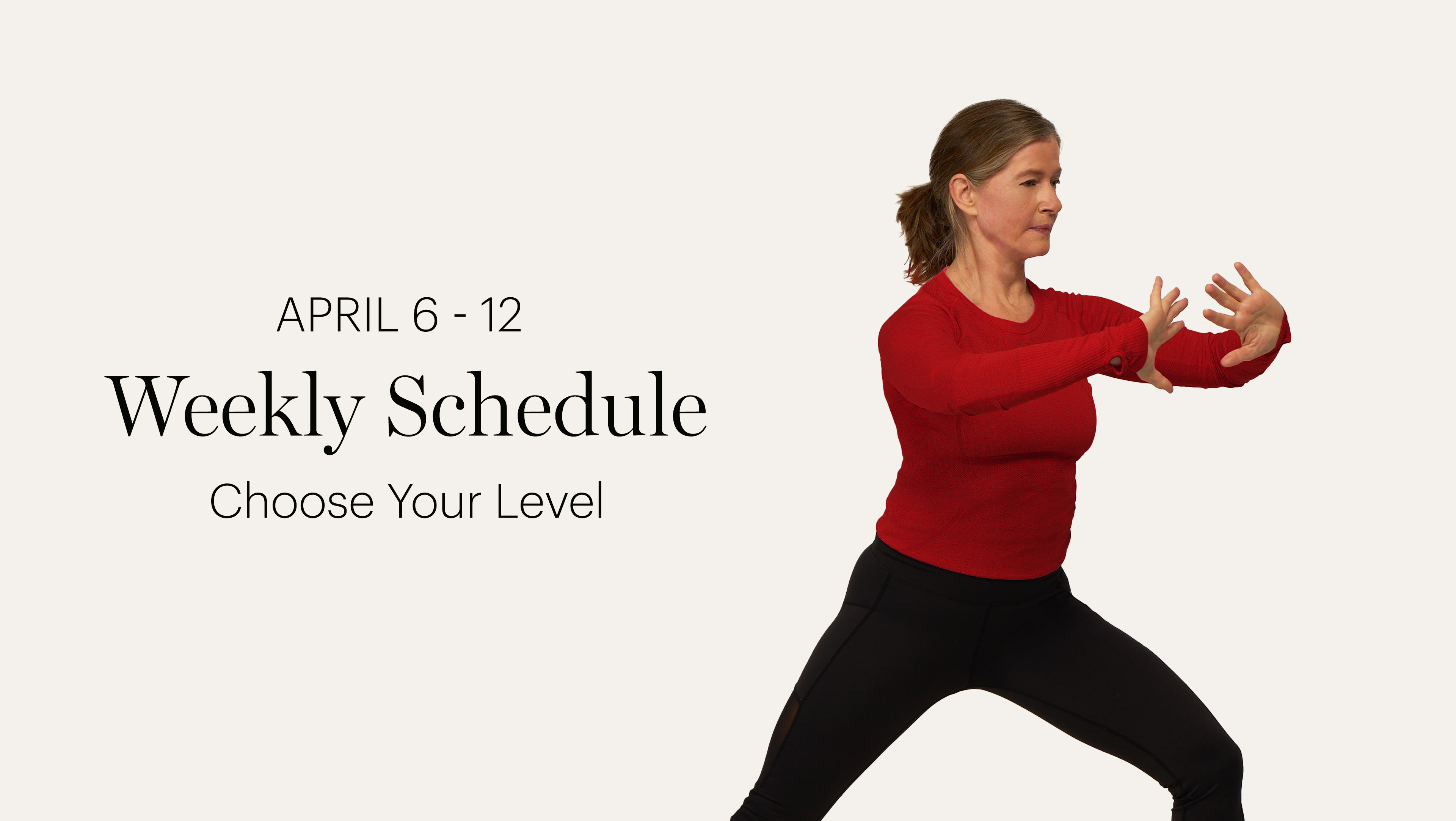 WEEKLY SCHEDULE | APRIL 6-12