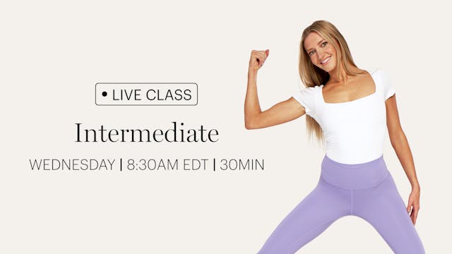 WEDNESDAY | LIVE CLASS JULY 23RD 8:30...