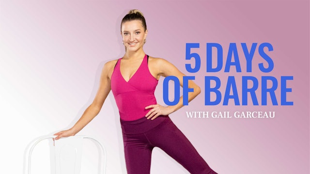 5 Days of Barre