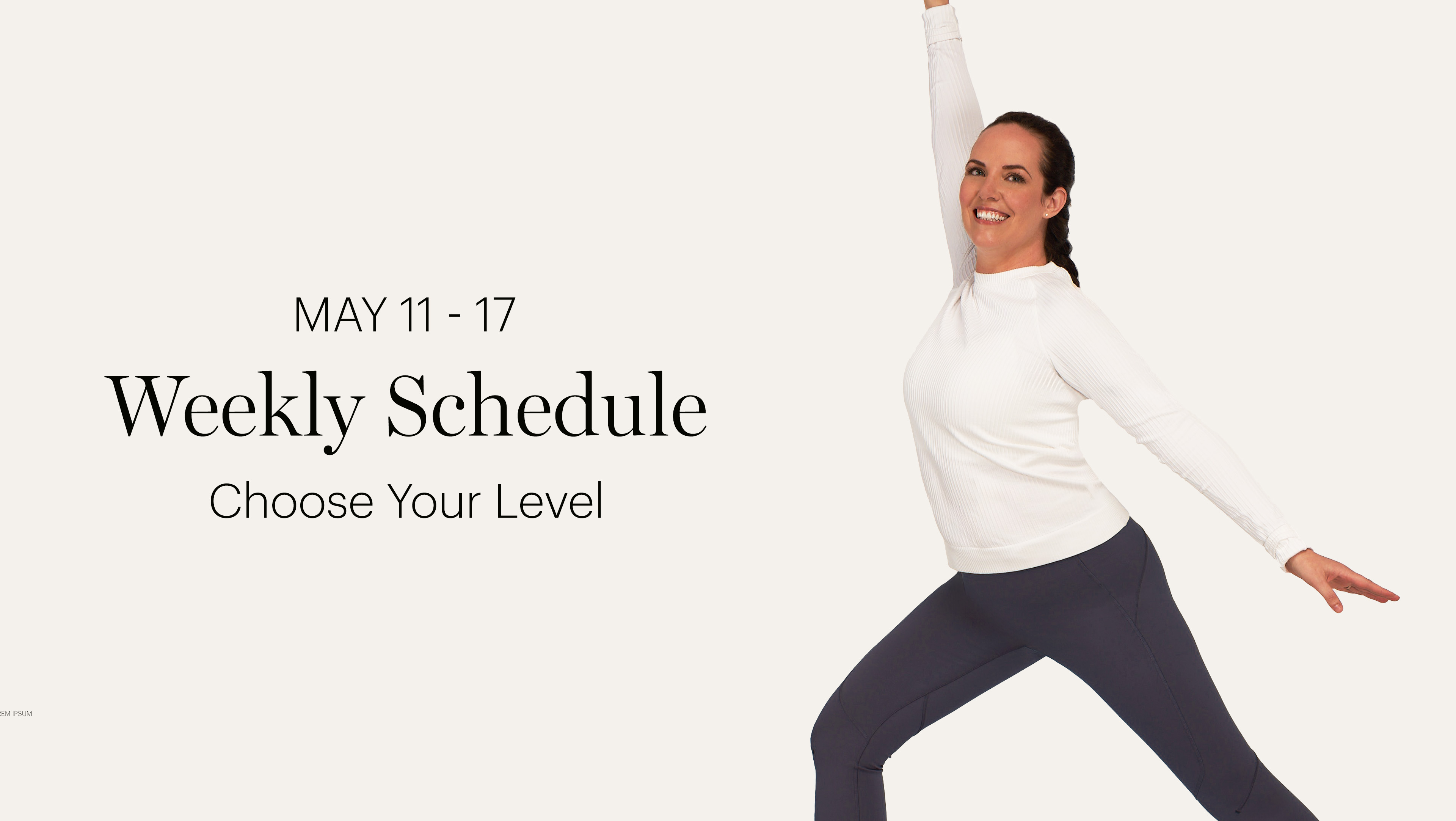WEEKLY SCHEDULE | MAY 11-17