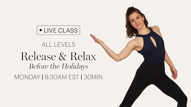 MONDAY | LIVE CLASS NOVEMBER 17TH 8:3...