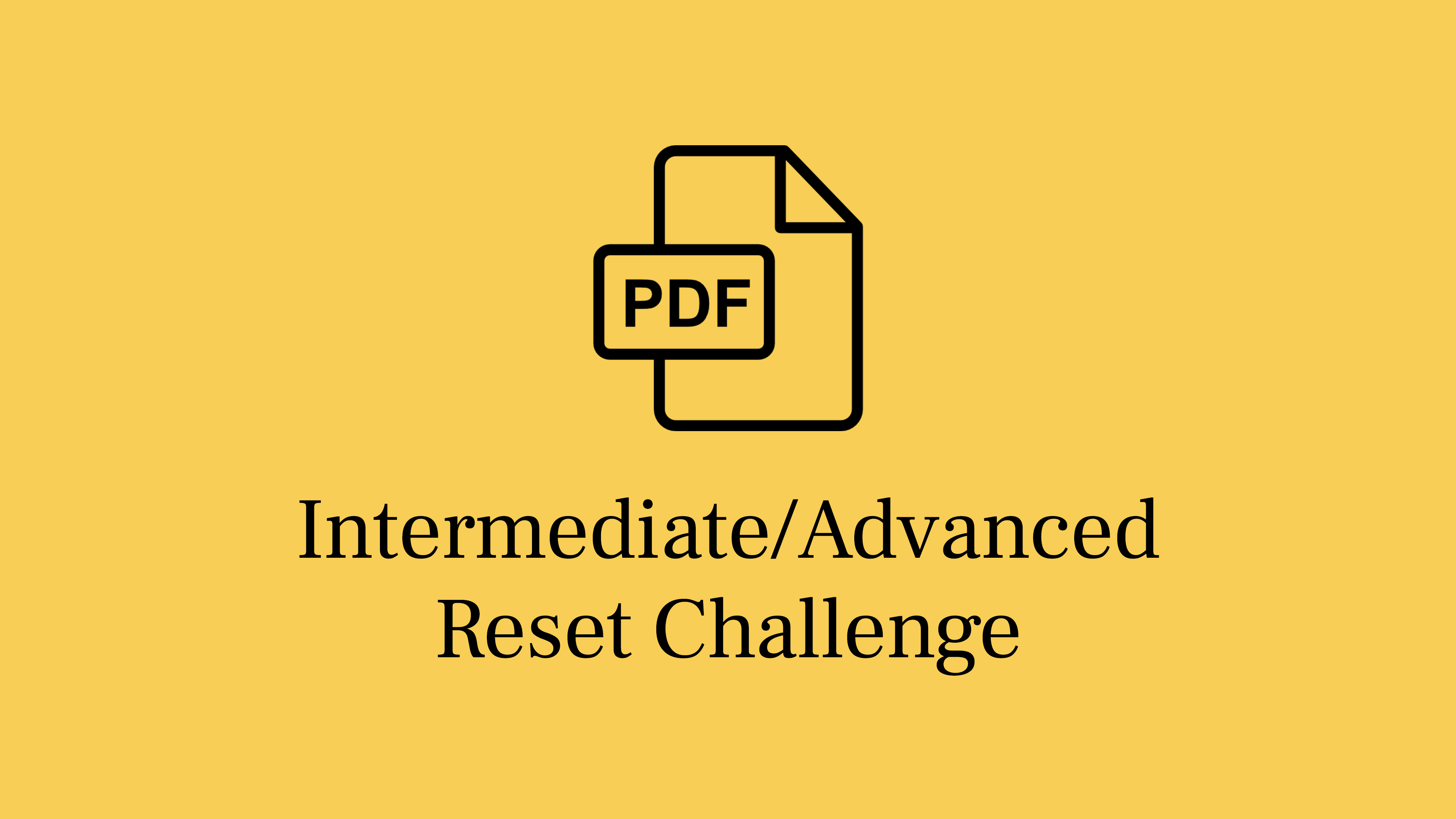23-Minute Reset Challenge | Advanced
