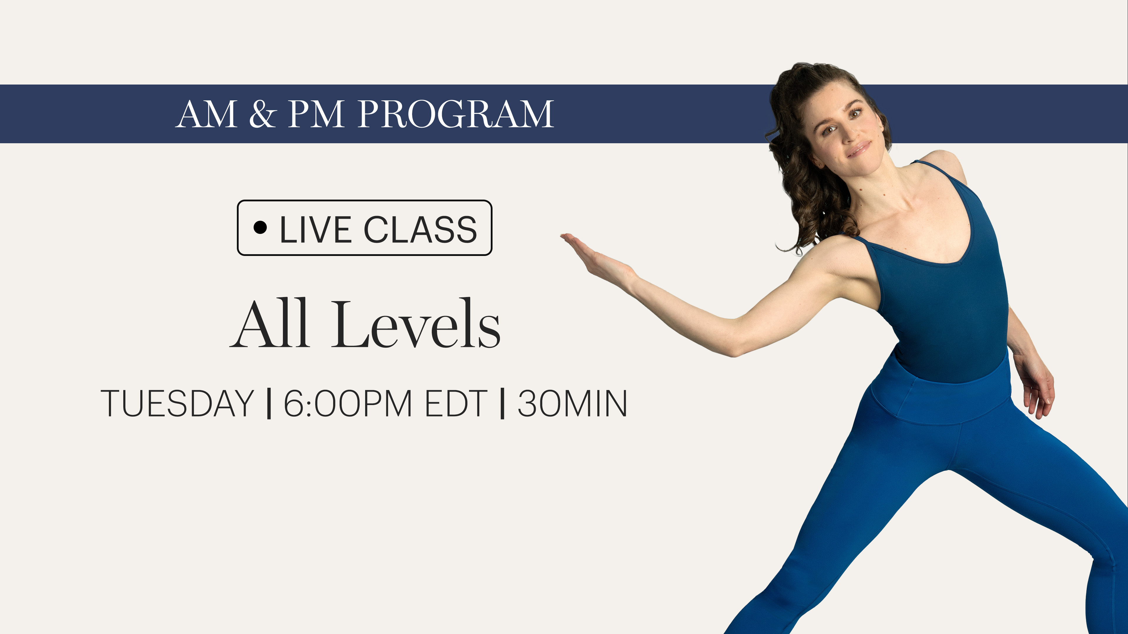 TUESDAY | LIVE CLASS APRIL 14TH 6:00PM EDT