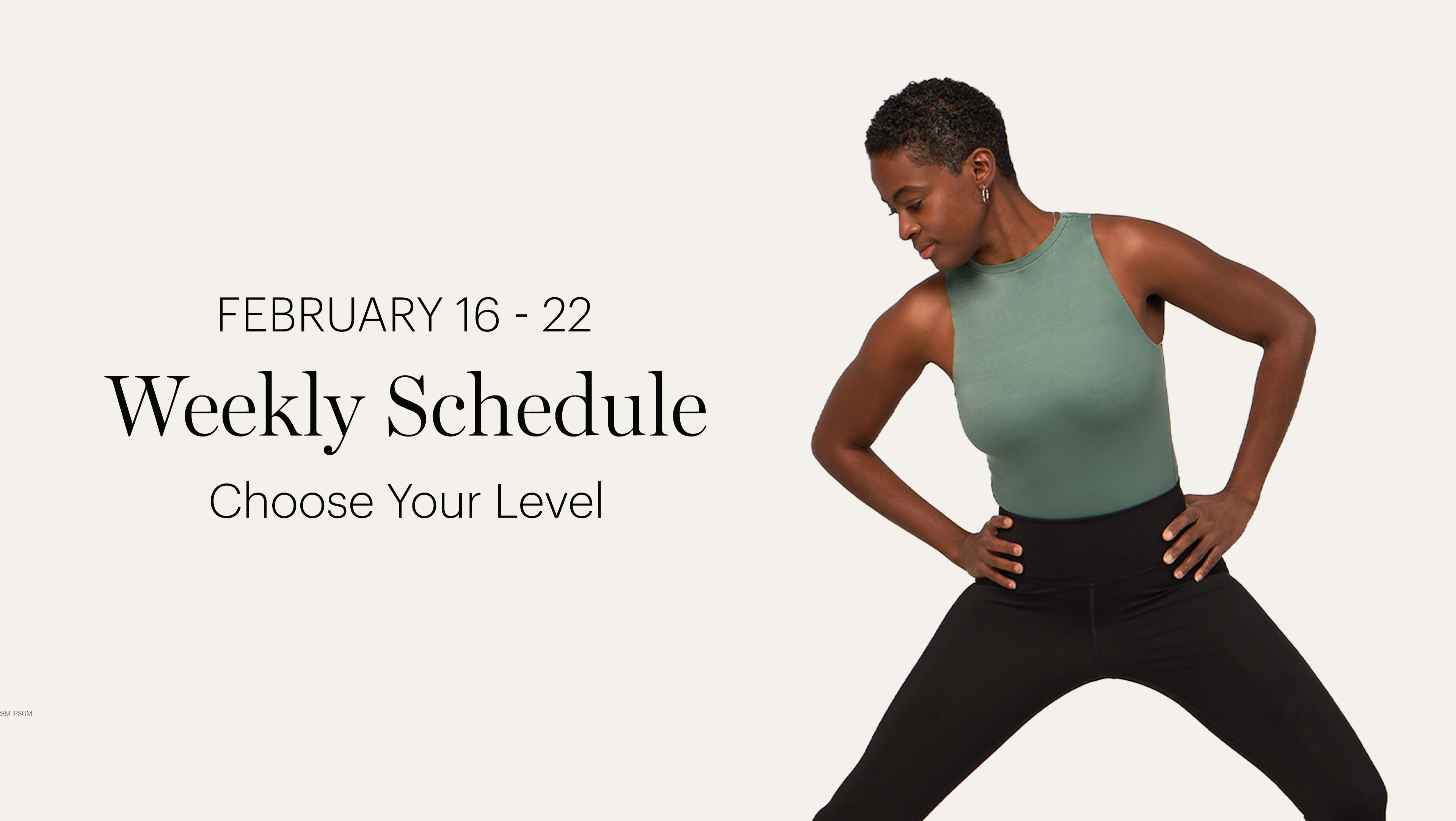 WEEKLY SCHEDULE | FEB. 16 - 22