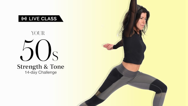 Day 1 | Live Class Recording | 50s Strength & Tone Challenge