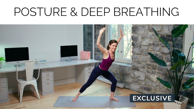 Desk Workout: Posture & Deep Breathing