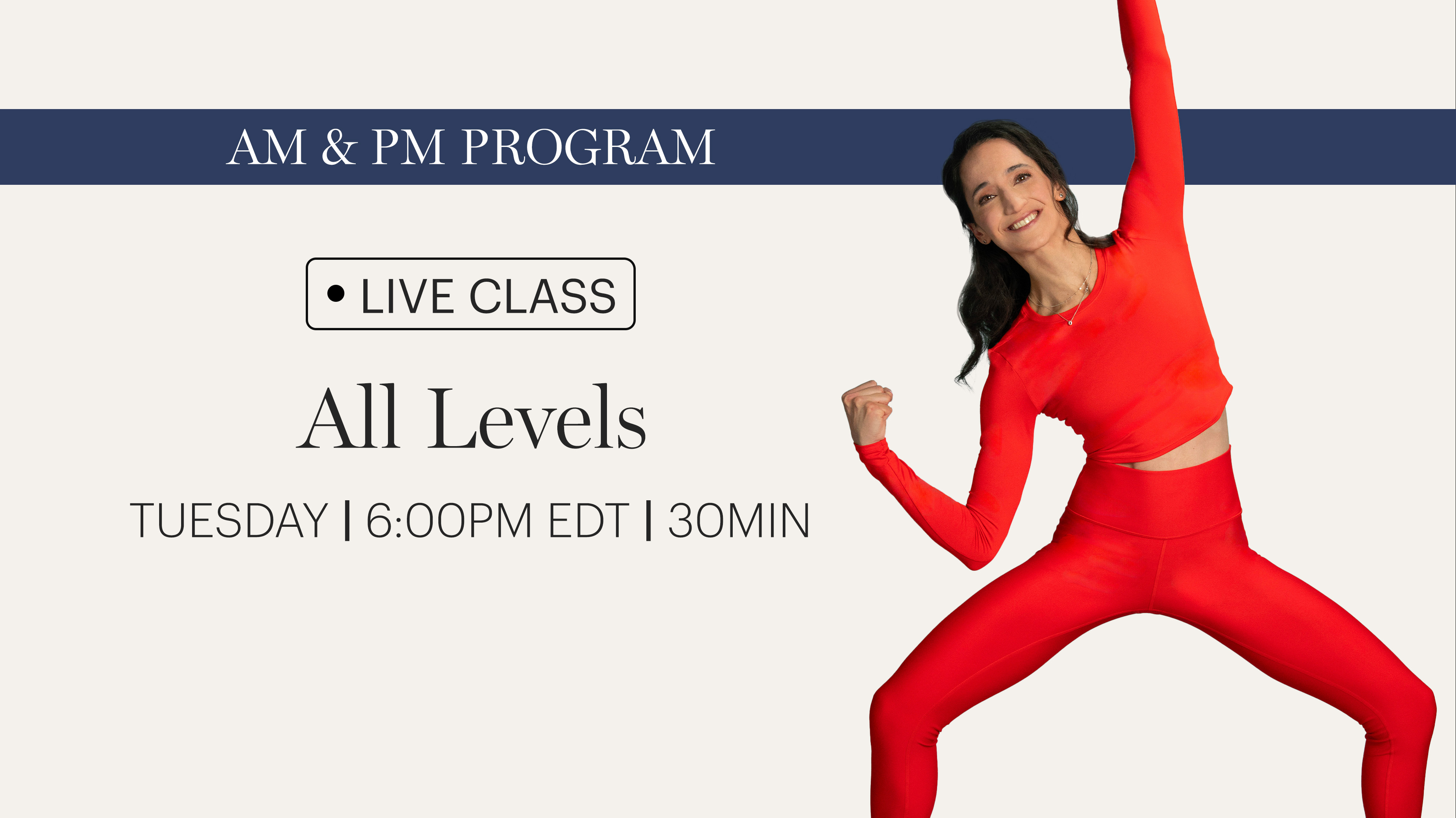 TUESDAY | LIVE CLASS APRIL 21ST 6:00PM EDT
