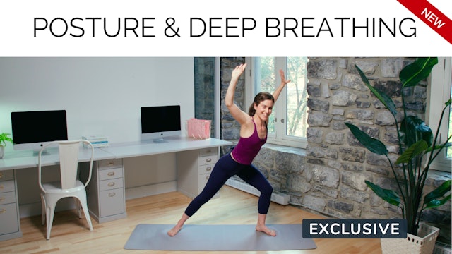 Desk Workout: Posture & Deep Breathing