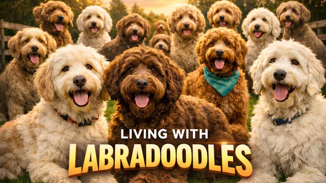 Living with Australian labradoodles