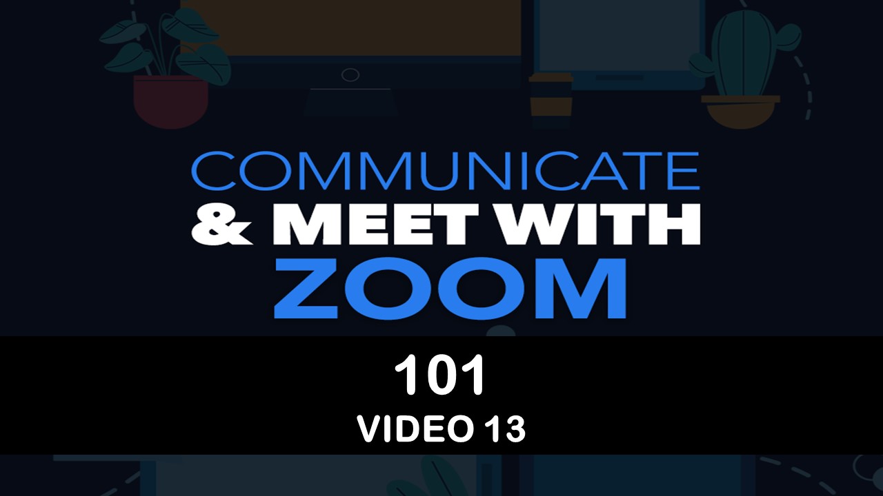 13 - Zoom Cloud Account - Settings - Meeting