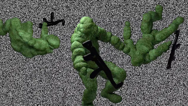 DULL SPOTS OF GREENISH COLOURS