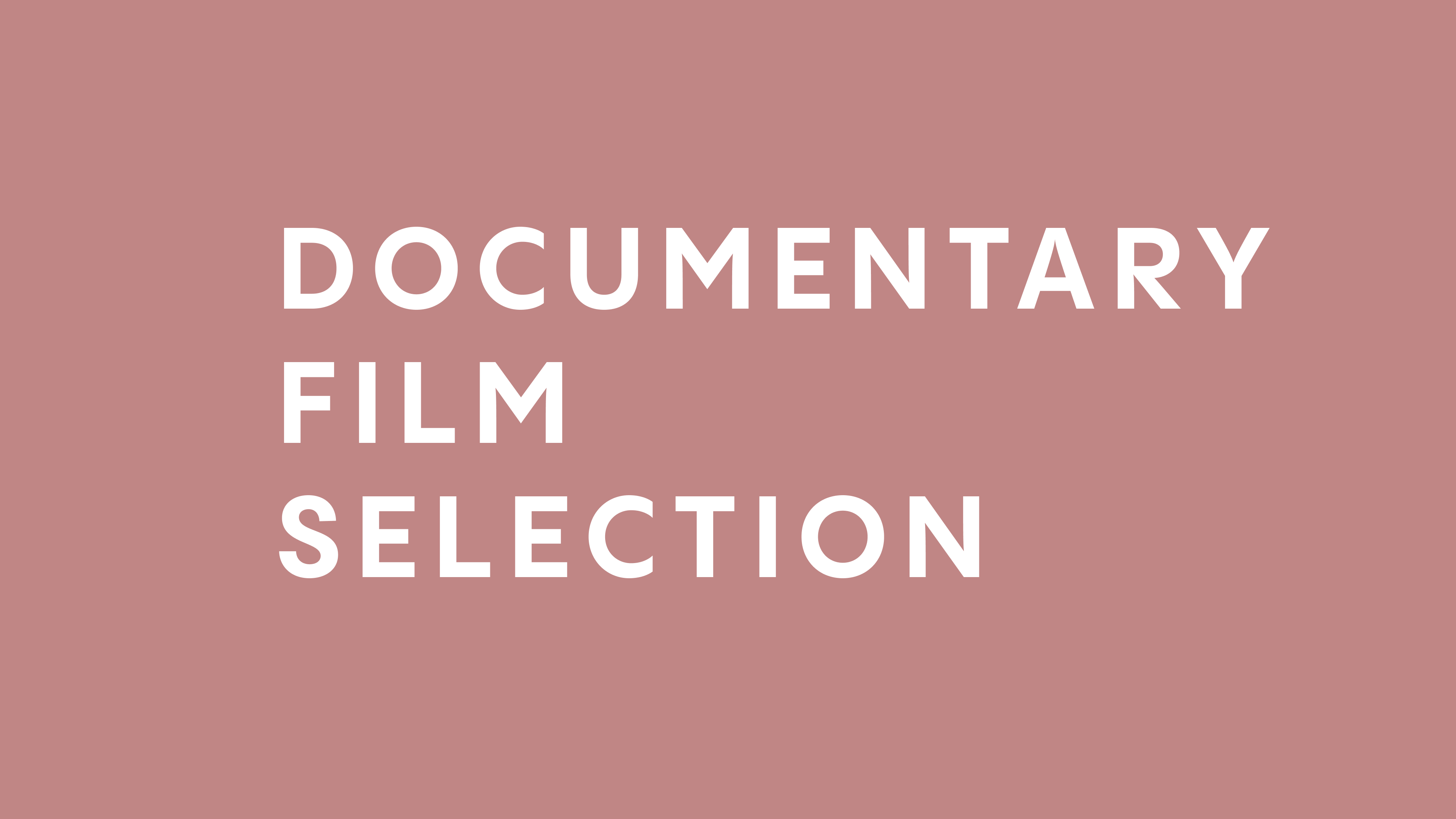 Documentary Film Selection 2026