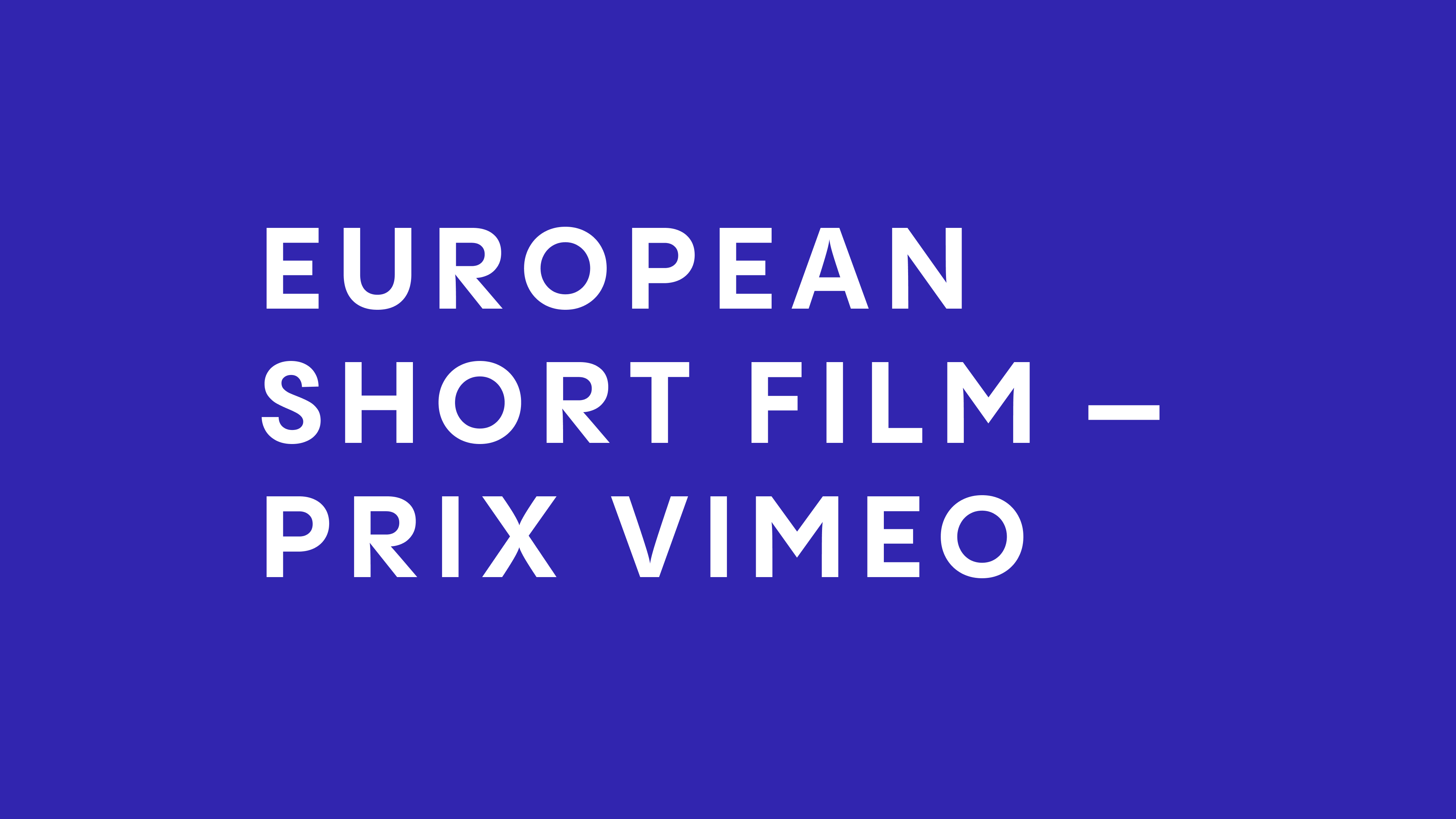 Nominations European Short Film – Prix Vimeo 2026