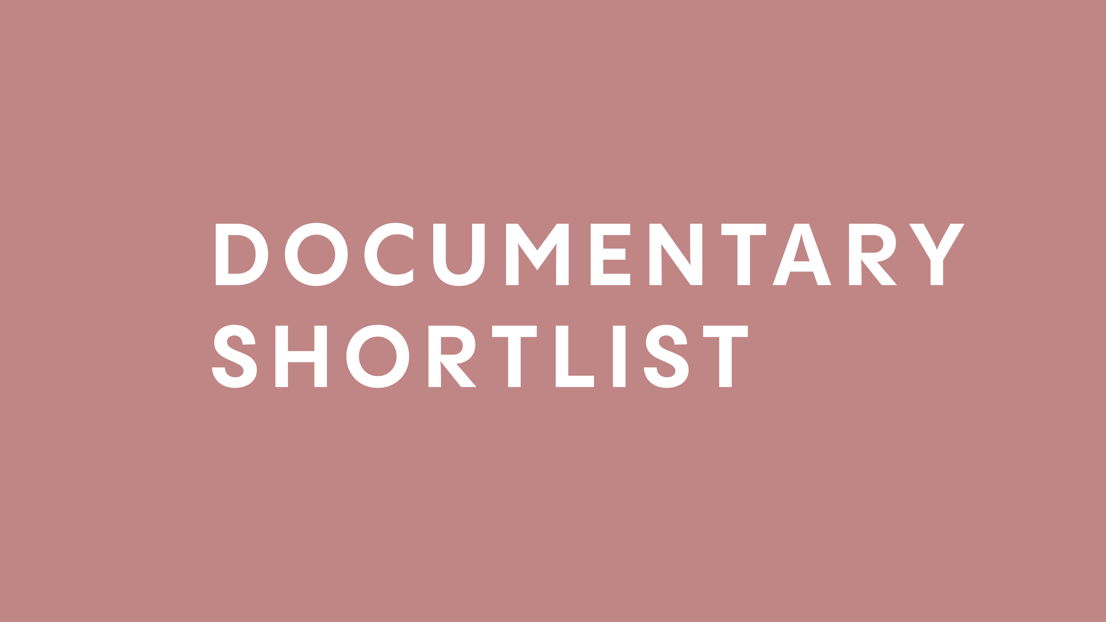 Documentary Shortlist 2027