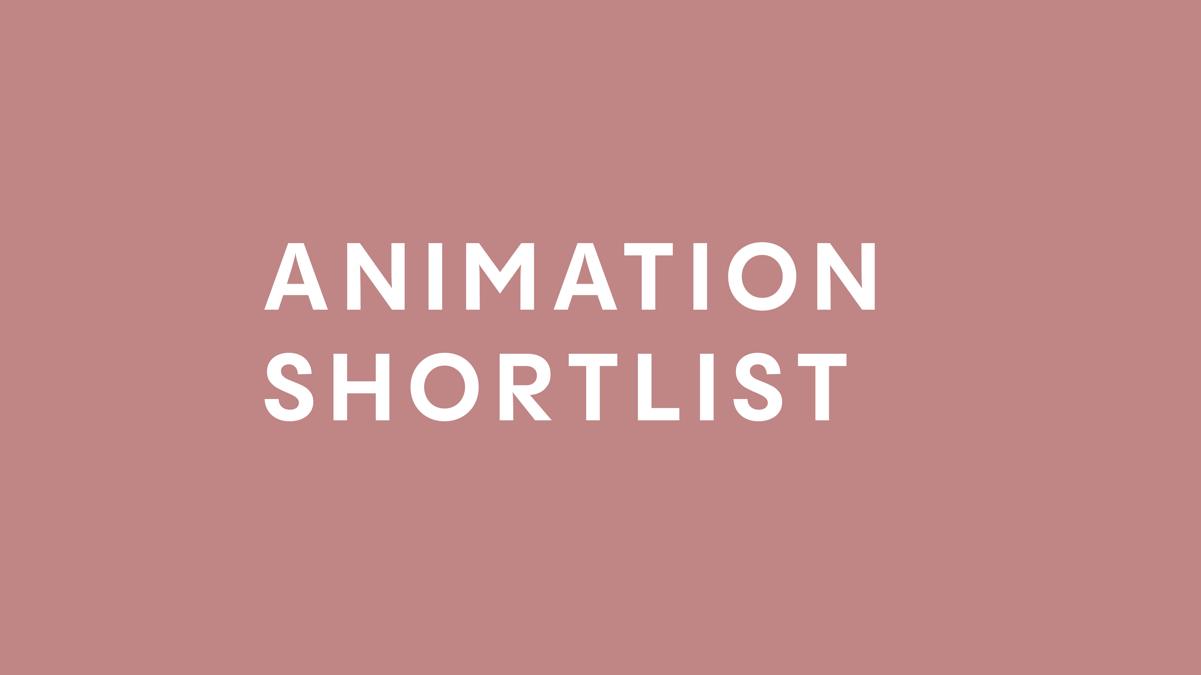 Animation Shortlist 2027