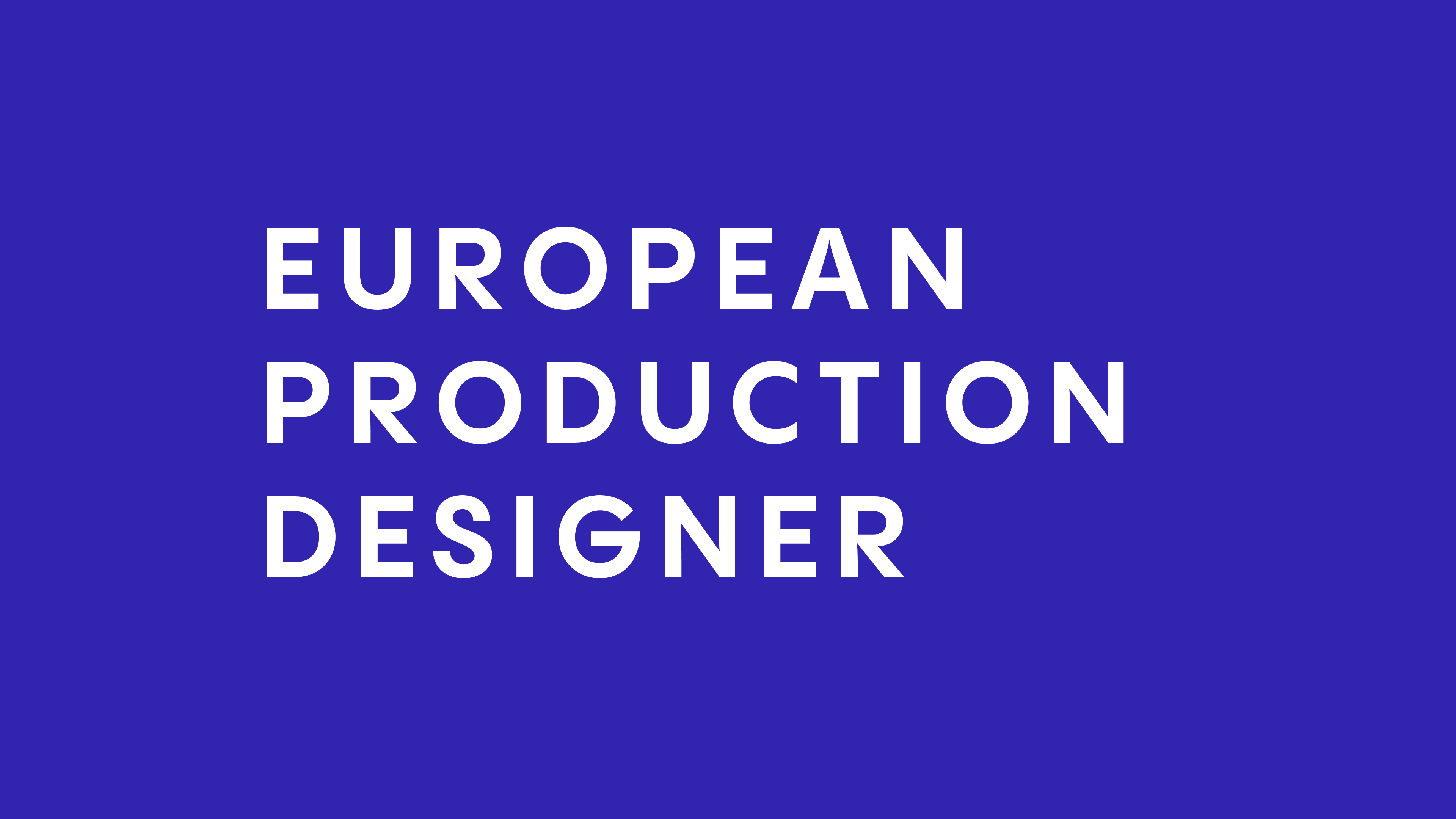 Nominations European Production Designer 2026