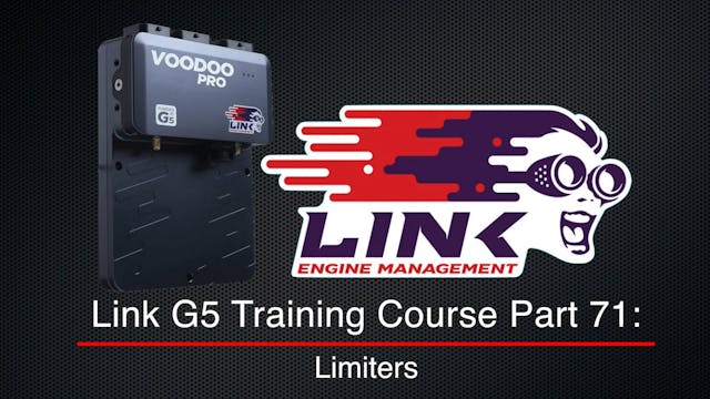 Link G5 Training Course Part 71: Limi...