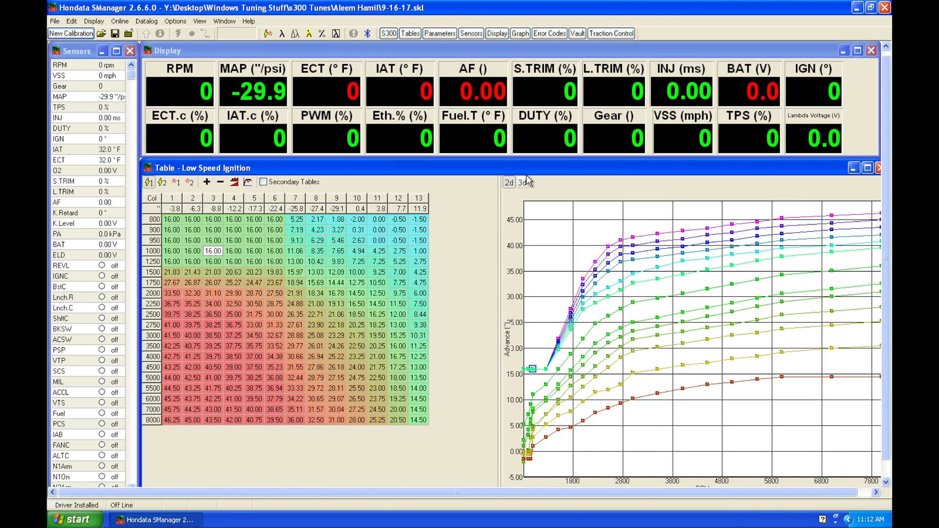 Hondata s300 Part 2: Working With Calibration Files