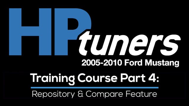 HP Tuners Ford Mod Motor Training Course Part 4: Repository & Compare Feature 