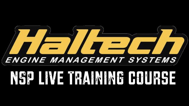 Haltech Elite NSP Live Training Course