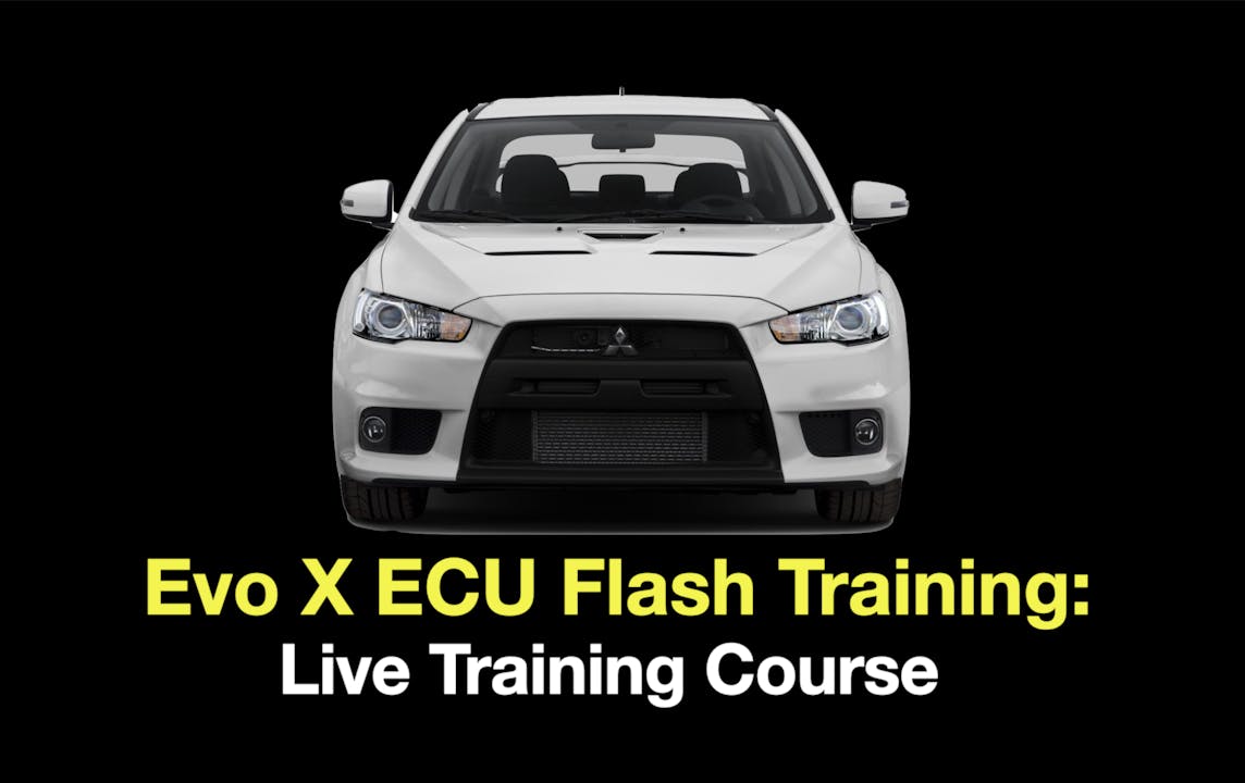 Evo X ECU Flash Training: Live Training Course 