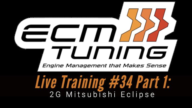 ECM Link Live Training: Mitsubishi 2G Eclipse Part 1 