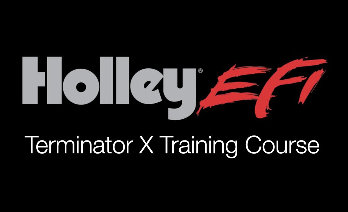 Holley Terminator X Training Course