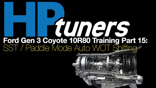 Ford 10R80 Training Part 15: SST / Paddle Mode Auto WOT Shifting