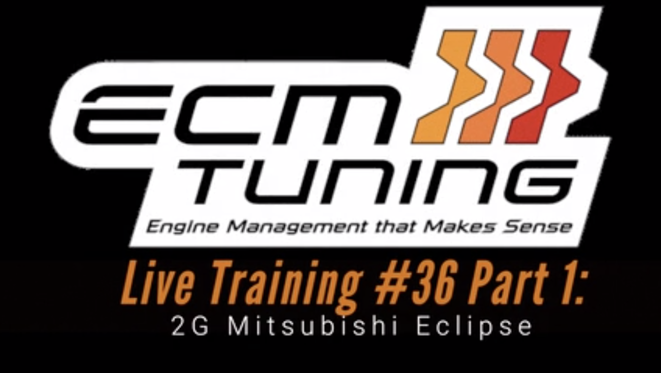 ECM Link Live Training: 16g Mitsubishi 2G Eclipse Part 1 