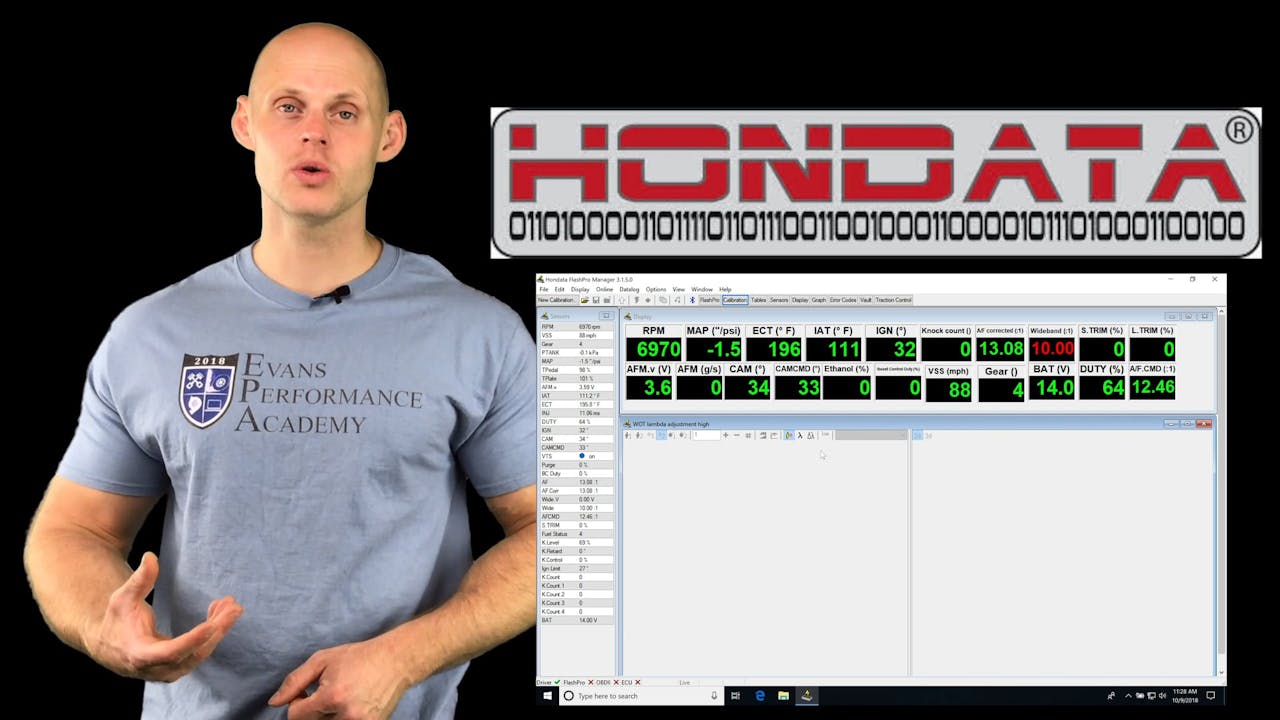 Hondata FlashPro Part 10 Rev limiters, Idle Control, Sensors and Misc