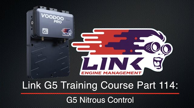 Link G5 Training Course Part 114: G5 ...