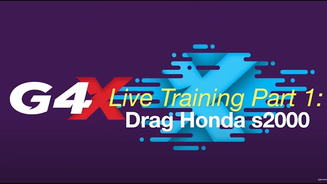 Link G4x Live Training Part 1: Drag Honda s2000