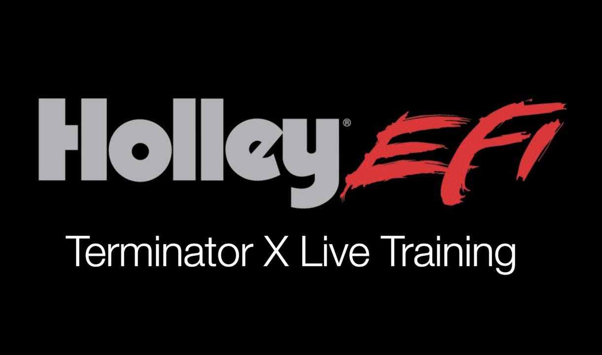 Holley Terminator X Live Training 