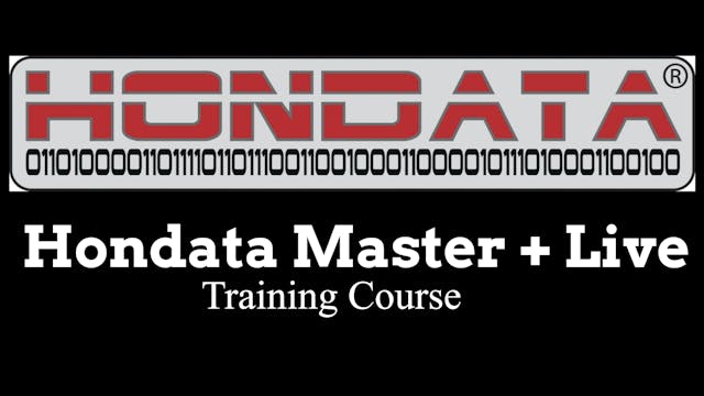 Hondata Master Course PLUS Hondata Live Training