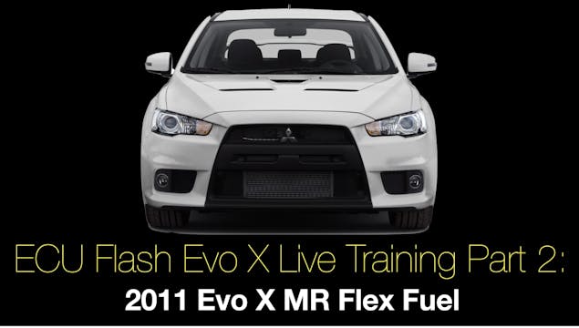 Ecu Flash Evo X Live Training Part 2:...