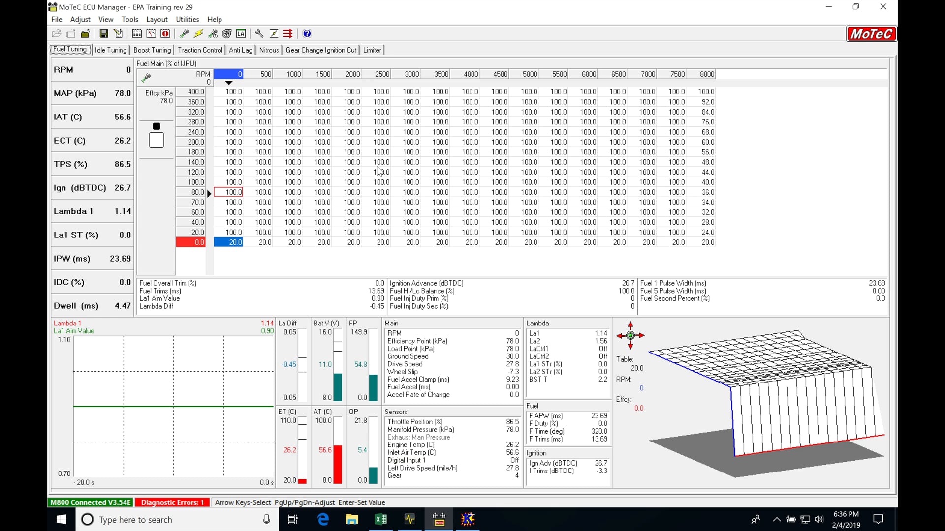 Motec Hundred Series Training Part 32: Diagnostics