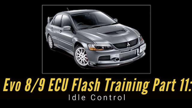 Ecu Flash Training Course Part 11: Idle Control 