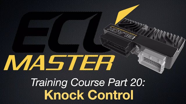 ECUMaster Training Course Part 20: Kn...